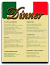 Boca Raton Italian Restaurant Caruso Ristorante Dinner Menu