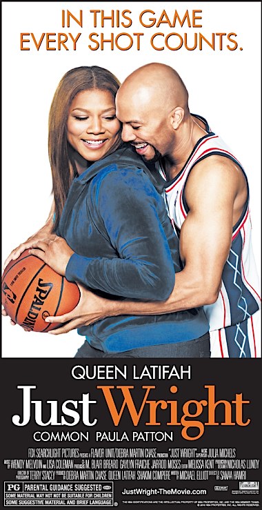 Just Wright new movie release starring Queen Latifah from Fox Searchlight Picutres.