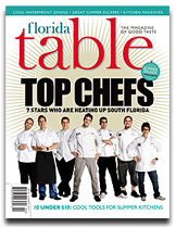Florida Table Magazine Stops Publication of Magazine in June 2010.