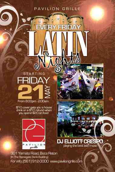 Latin Nights at Pavilion Grille!