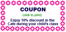 Playtown 10% Discount Cafe