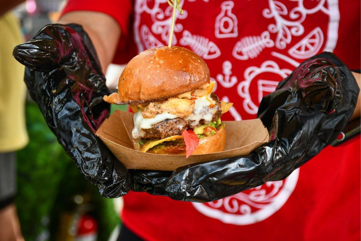 Gourmet burgers at Boca Burger Battle