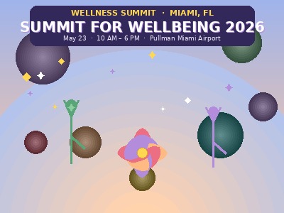Summit for Wellbeing 2026 Pullman Miami Airport Miami FL May 23 2026