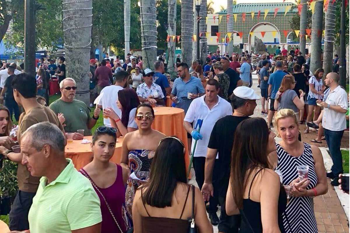 Sanborn Square Park events downtown Boca Raton FL